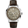 Nautica correa de reloj A19573G Cuero Marrón oscuro 22mm + costura marrón