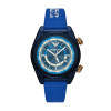Correa de reloj Armani AR11564 Cuero Azul 20mm