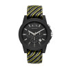 Correa de reloj Armani Exchange AX1334 Cuero/Textil Multicolor 22mm