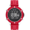 Correa de reloj Armani Exchange AX1563 Silicona Rojo 22mm