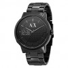 Correa de reloj Armani Exchange AX2060 Acero inoxidable Negro 22mm