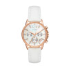 Correa de reloj Armani Exchange AX4364 Cuero Blanco 18mm