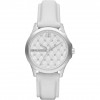 Correa de reloj Armani Exchange AX5223 Cuero Blanco 18mm