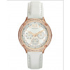 Correa de reloj Armani Exchange AX5405 Cuero Blanco 18mm