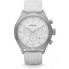 Correa de reloj Fossil BQ1032 Silicona Blanco 22mm