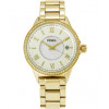 Correa de reloj Fossil BQ1106 Acero inoxidable Chapado en oro 18mm