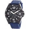 Correa de reloj Fossil BQ2016 Silicona Azul 22mm