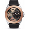 Correa de reloj Fossil BQ2208 Cuero Negro 24mm