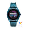 Correa de reloj Reloj inteligente Diesel DZT2020 Plástico Azul 22mm
