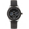 Correa de reloj Fossil ES2954 Acero inoxidable Negro 18mm