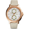Correa de reloj Fossil ES3930 Cuero Beige 18mm