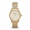 Correa de reloj Fossil FS4821 Acero inoxidable Chapado en oro 18mm