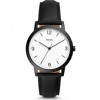 Correa de reloj Fossil FS5431 Cuero Negro 20mm