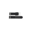 Correa de reloj Hamilton H690.776.116 / H690776116 Cuero Negro 22mm