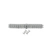 Correa de reloj Hamilton H001.32.696.139.01 / H605376100 / h695.376.100 Acero inoxidable Acero 22mm