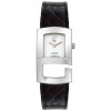 Guess correa de reloj I20018L1 / 20018L1 Cuero Negro + costura negro
