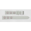 Correa de reloj Calypso k5712 /2 Cuero Blanco 14mm