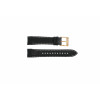 Correa de reloj Seiko 7T62-0KV0 / SNAE80P1 / L0CE011J0 Cuero Negro 21mm