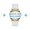 Correa de reloj Marc by Marc Jacobs MJ1449 Cuero Blanco 18mm