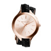 Correa de reloj Michael Kors MK2322 Cuero Negro 12mm
