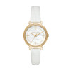Correa de reloj Michael Kors MK2662 Cuero Blanco 14mm