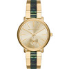 Correa de reloj Michael Kors MK3556 Acero inoxidable Chapado en oro 18mm
