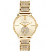 Correa de reloj Michael Kors MK3852 Acero inoxidable Chapado en oro 16mm