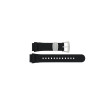 Correa de reloj Seiko 4HX0JBR / SBDC005J / 6R15-00G0 / R02C011J0 Caucho Negro 20mm