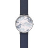 Correa de reloj Skagen SKW2782 Cuero Azul 16mm