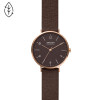 Correa de reloj Skagen SKW2971 Cuero Marrón 16mm