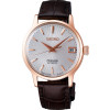 Correa de reloj Seiko SRP852J1 / 4R35 02T0 / Presage Cuero Marrón 17mm