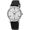 Correa de reloj Seiko Premier / SXB431P1 / 7N89 0AY0 / L0G1011J0 Cuero Negro 16mm