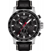 Correa de reloj Tissot T1256171605100 / T600044982 Cuero Negro 22mm
