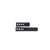 Correa de reloj Tissot T1004271620100 / T610037467 Cuero Negro 22mm