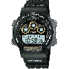 Correa de reloj Casio W-727H / 71602198 Plástico Negro 19mm