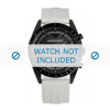 Correa de reloj Armani AR6112 Caucho Blanco 23mm