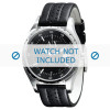 Correa de reloj Armani AX1055 Cuero Negro 22mm