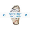 Correa de reloj Burberry BU9113 / Antima 7177838 PVC Cuero Multicolor 18mm