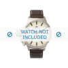 Correa de reloj Danish Design iQ15Q711 Cuero Marrón oscuro 20mm
