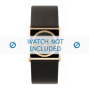 Correa de reloj Danish Design IV15Q826 Cuero Negro 27mm