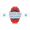 Correa de reloj Diesel DZ7370 Acero/Silicona Rojo 28mm