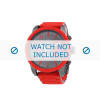 Correa de reloj Diesel DZ4289 Acero/Silicona Rojo 26mm