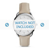 Correa de reloj Fossil ES3806 Cuero Beige 16mm