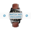 Correa de reloj Fossil FS5241 Cuero Cognac 22mm