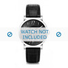 Correa de reloj Hugo Boss 659302002 / HB-19-1-14-2002 / HB1512175 / HB1512176 / HB1512008 Cuero Negro 21mm