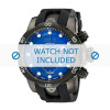 Correa de reloj Invicta F0003 Reserve Collection Venom Caucho Negro 26mm