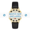 Correa de reloj Kate Spade New York KSW1052 Cuero Negro 16mm