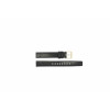 Correa de reloj Marc by Marc Jacobs MBM1273 Cuero Negro 14mm