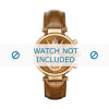 Correa de reloj Michael Kors MK2424 Piel de cocodrilo Cognac 12mm