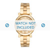 Correa de reloj Michael Kors MK3560 Acero Chapado en oro 18mm